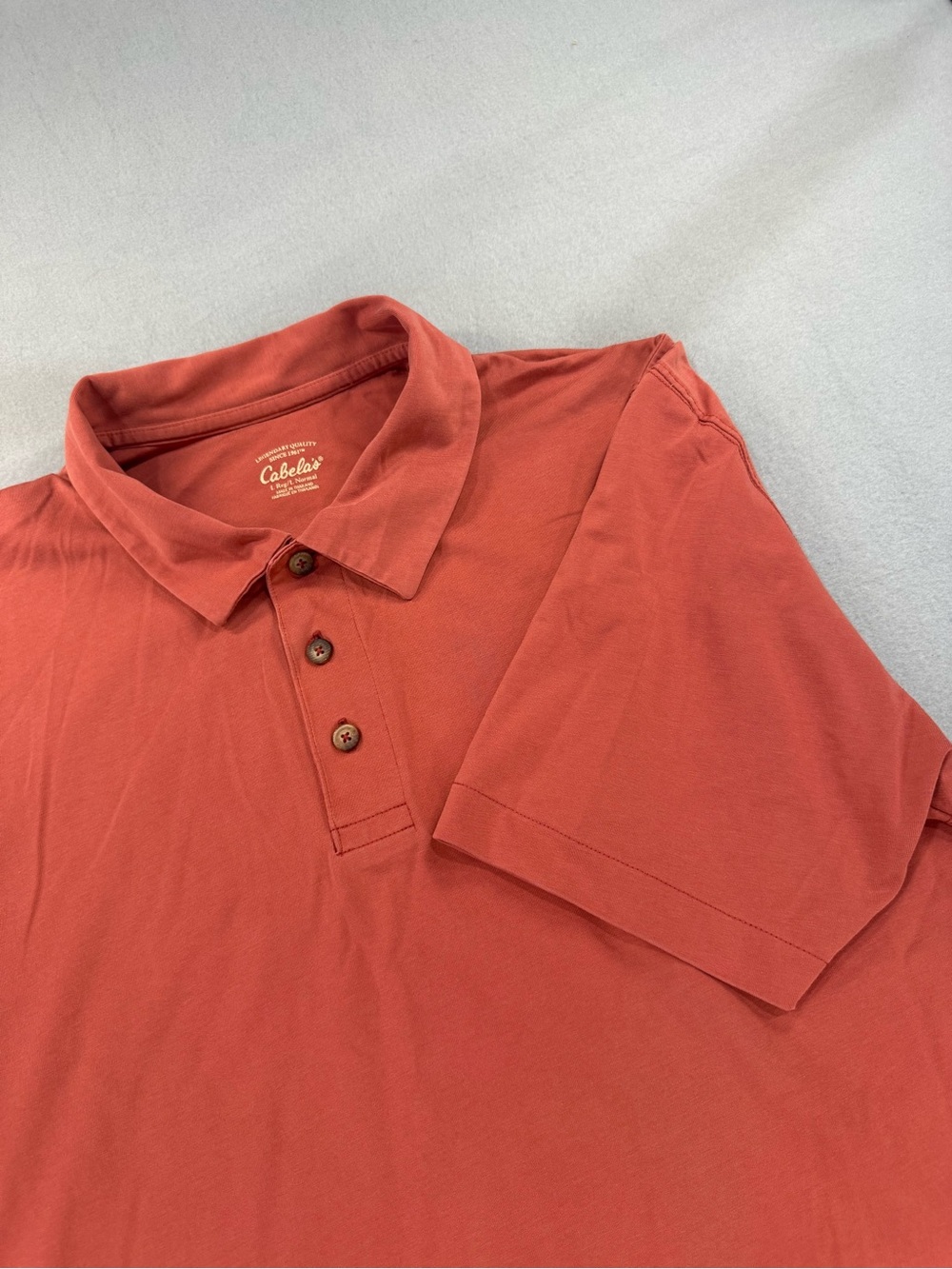 Cabela's Men's Polo Shirt - Rust